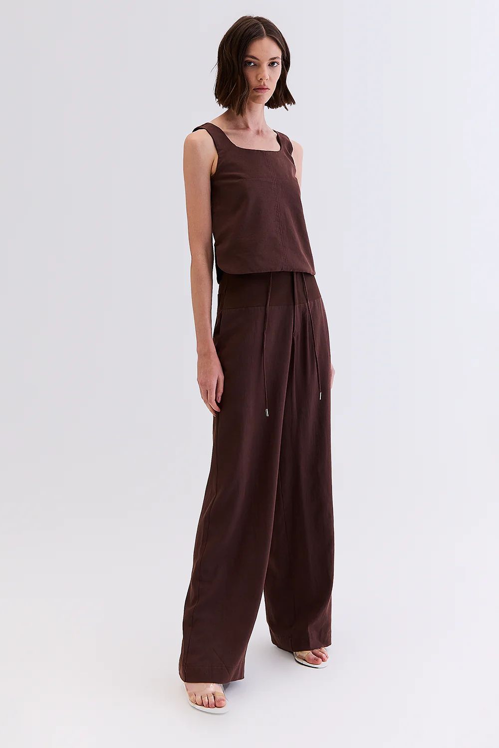 Calça linho com sarja - HOOD MOOD