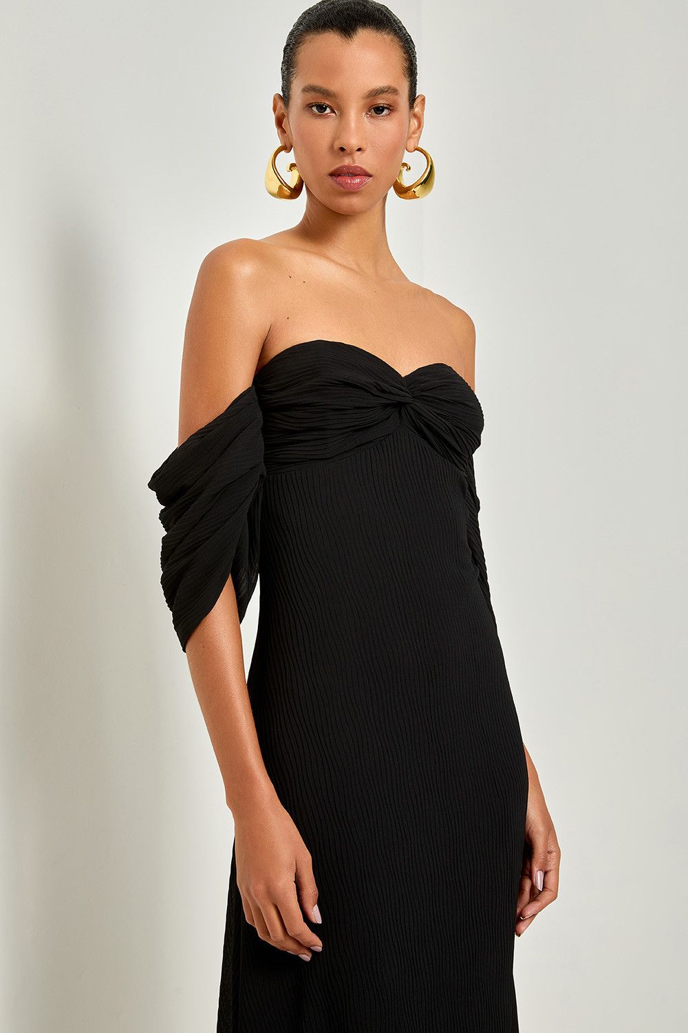 Vestido Mullet Plisse - AVERARA