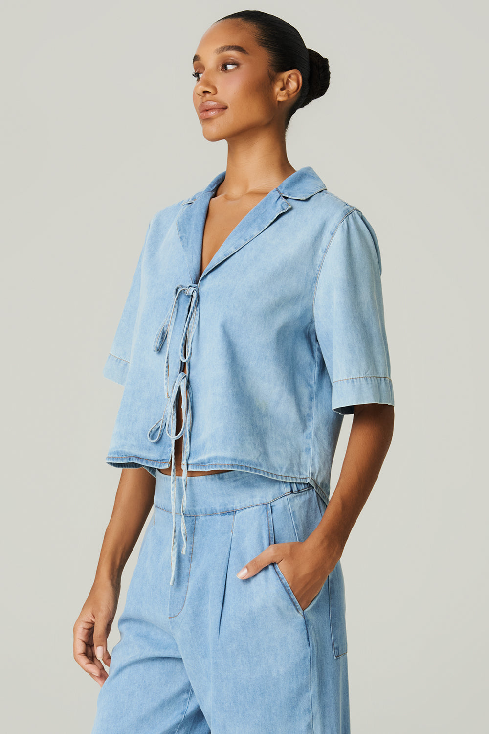 Camisa Jeans Leve - HOOD MOOD