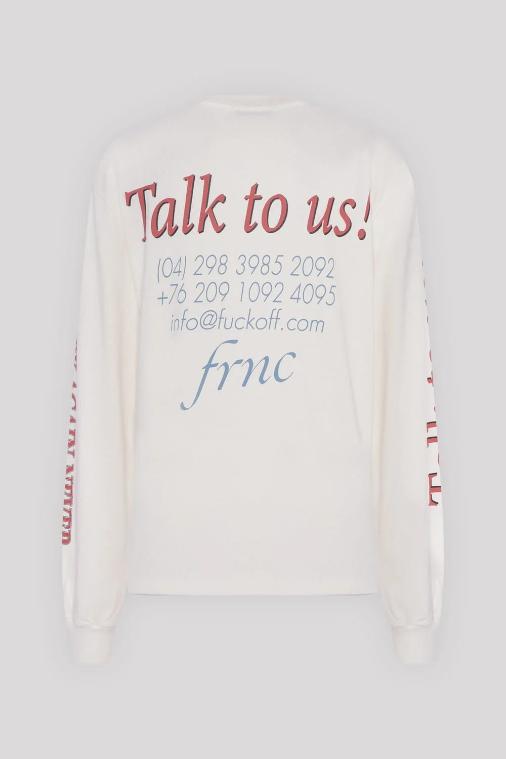 Camiseta manga longa try again - FRNC