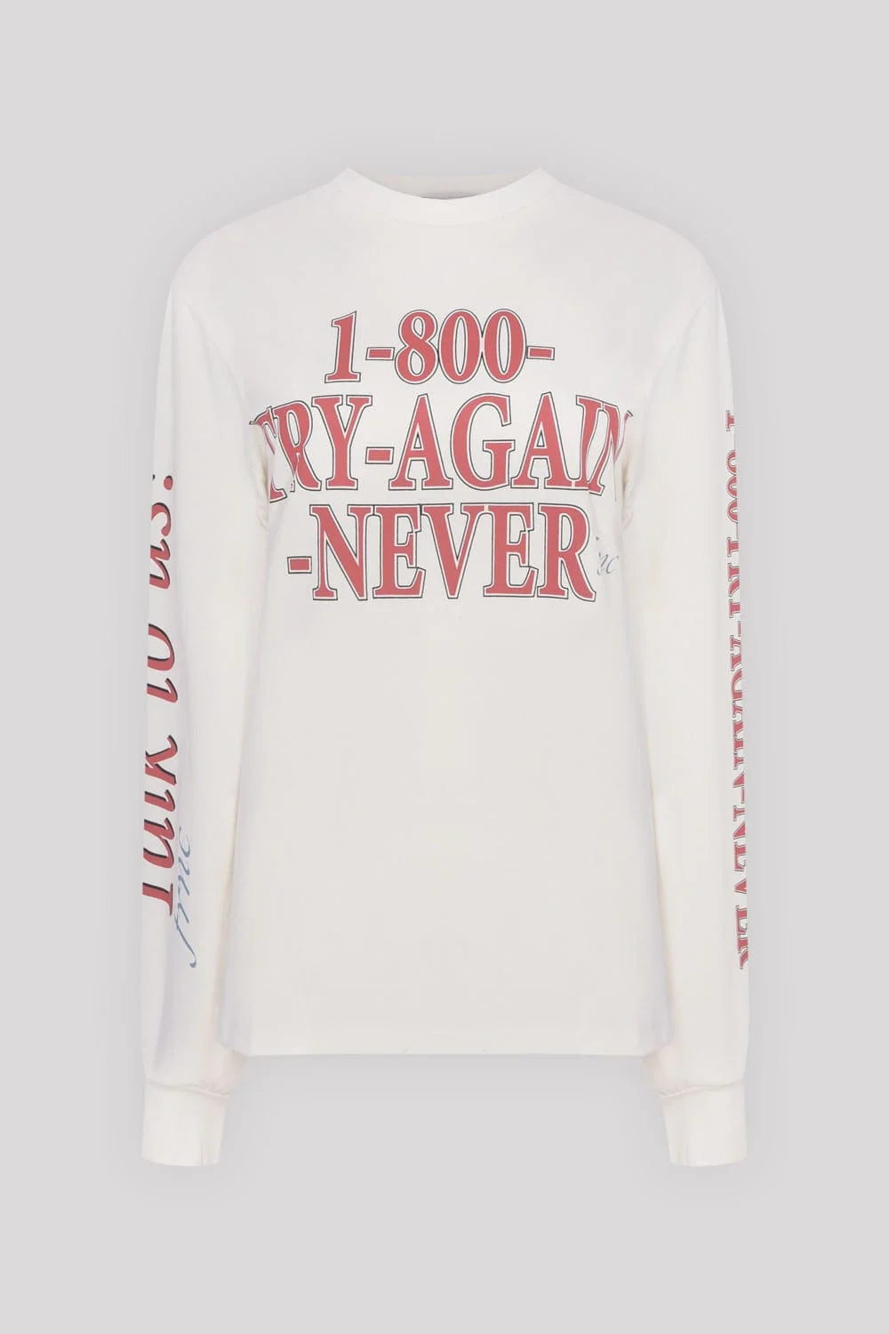 Camiseta manga longa try again - FRNC