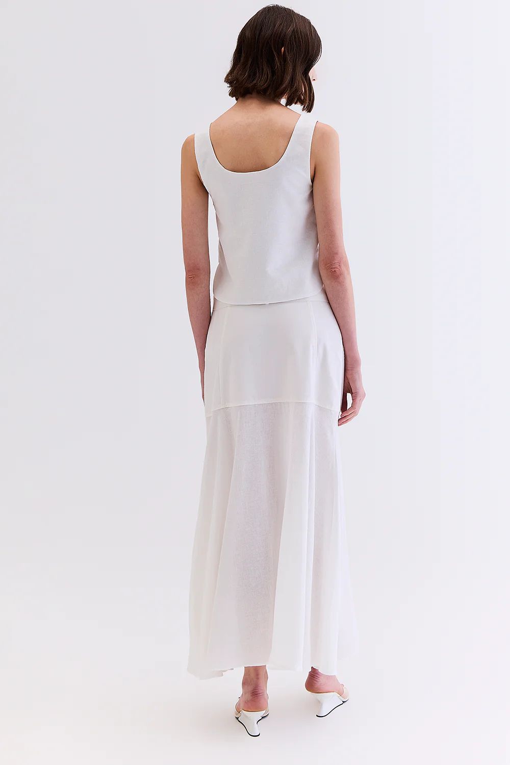 Saia linho com sarja  - HOOD MOOD