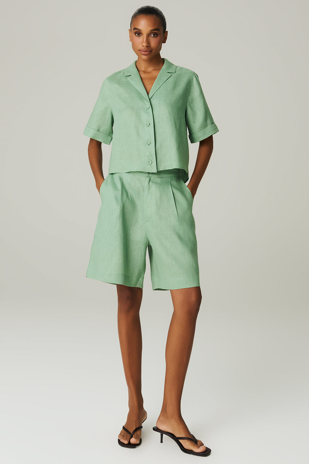 Shorts Linho - HOOD MOOD