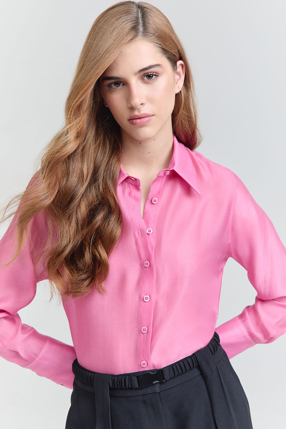 Camisa Manga Longa Carolina - NV