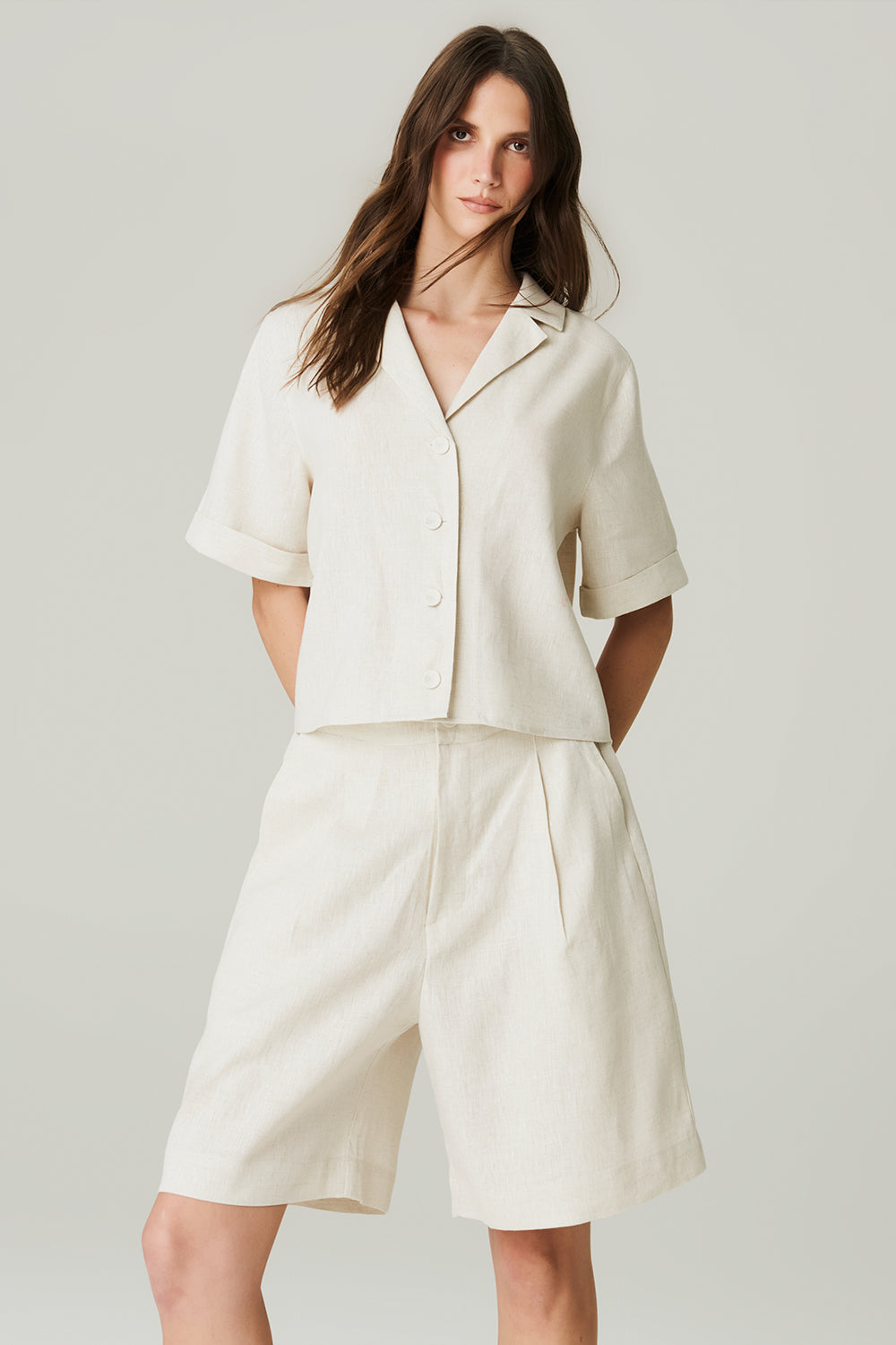 Shorts Linho - HOOD MOOD