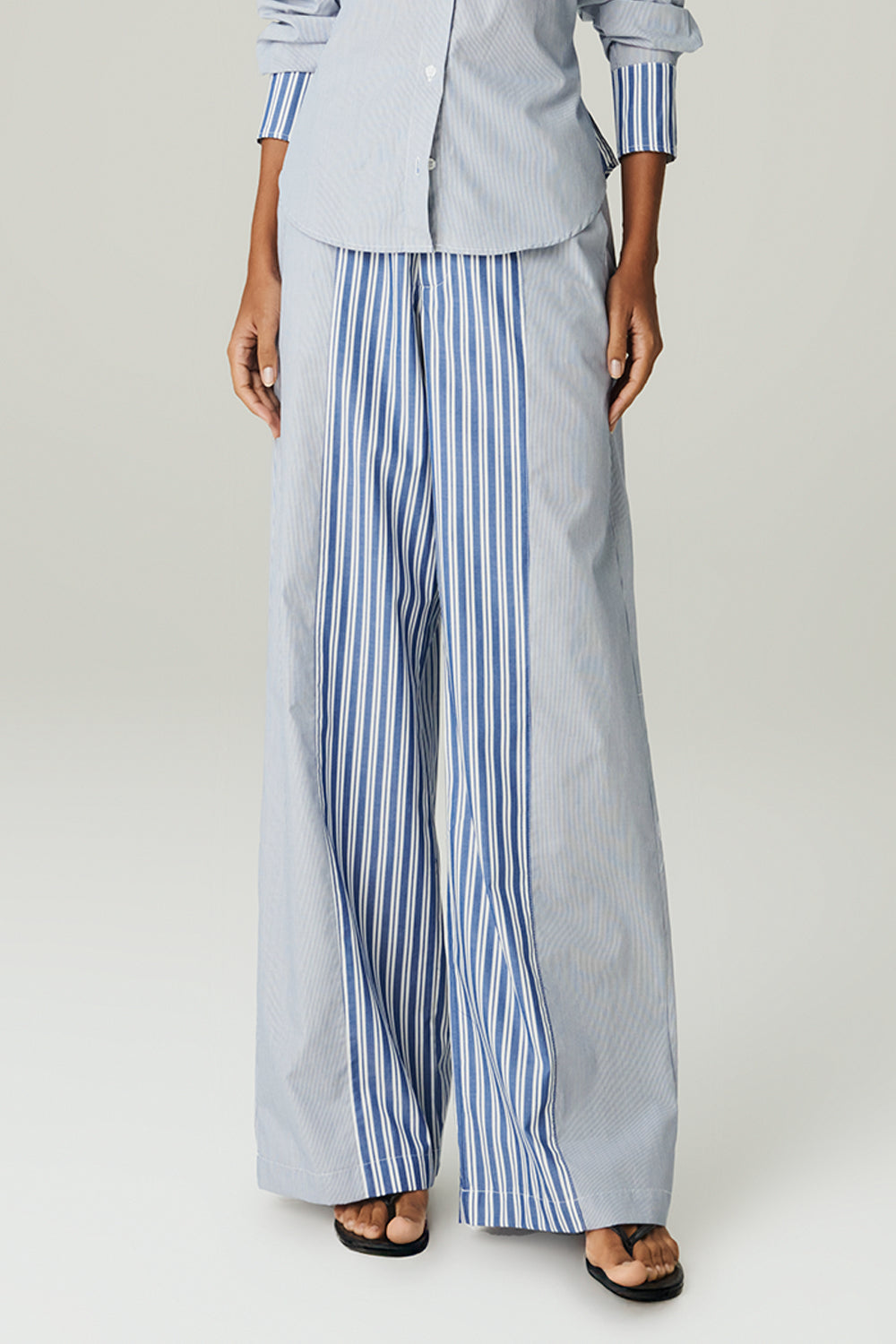 Calça Recorte Listras - HOODMOOD