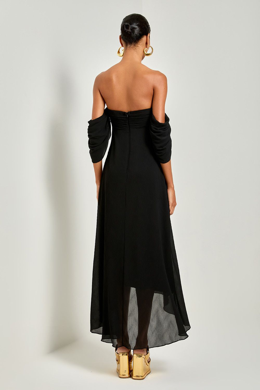 Vestido Mullet Plisse - AVERARA