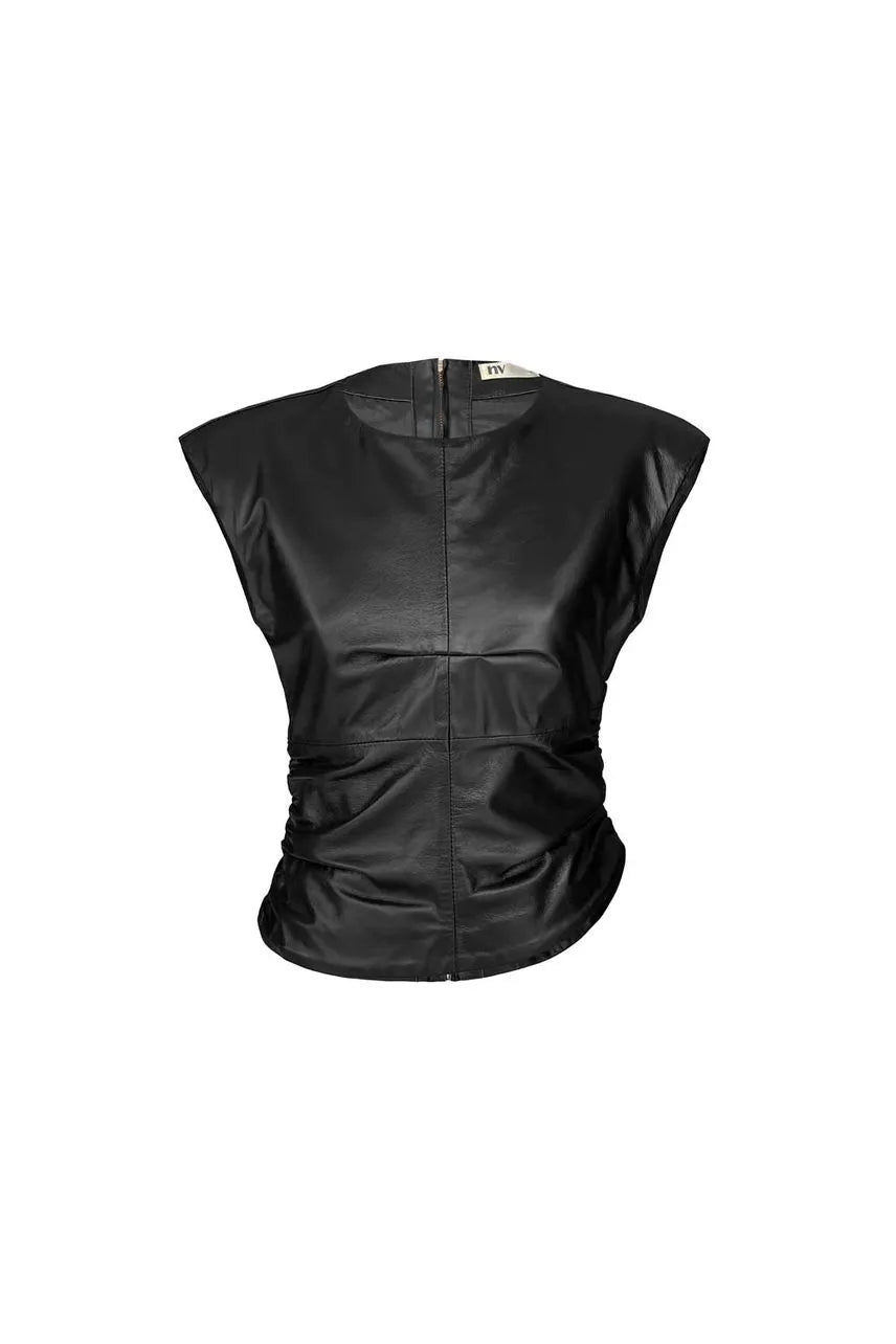 Blusa Couro Billie - NV