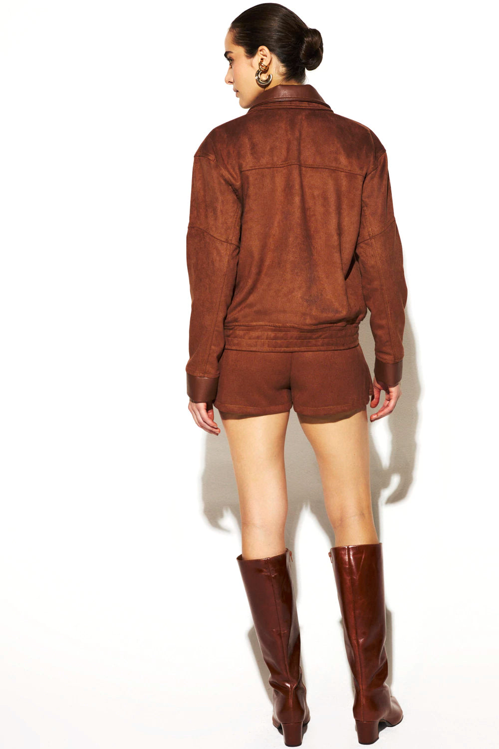 Jaqueta Alexa Suede e Couro - ROCK LOLA