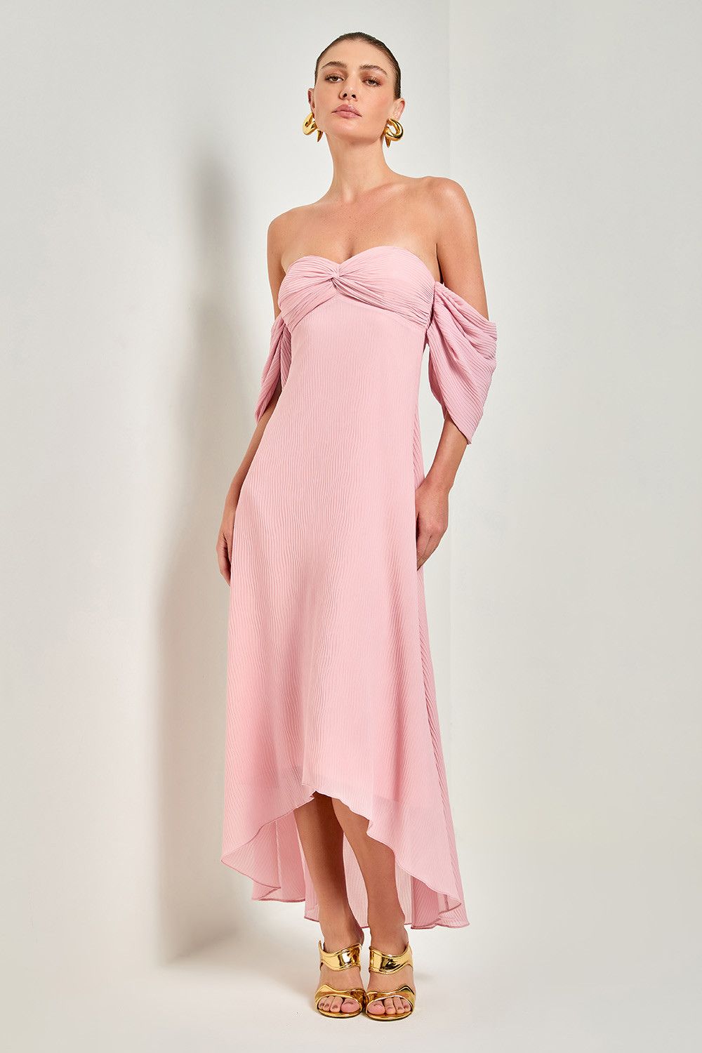 Vestido Mullet Plisse - AVERARA