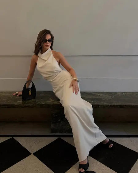 Vestido detalhe costas - ESMERAL